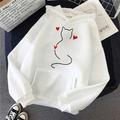 Fall Winter Long Sleeve Kangaroo Pocket Casual Hoodies