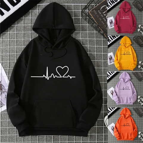 2025 Winter New Women's Hoodie High Street Unisex style