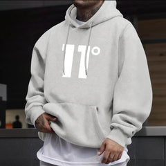 Men's street hip-hop pullover hoodie, casual warm and breathable