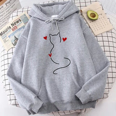 Fall Winter Long Sleeve Kangaroo Pocket Casual Hoodies