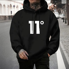 Men's street hip-hop pullover hoodie, casual warm and breathable