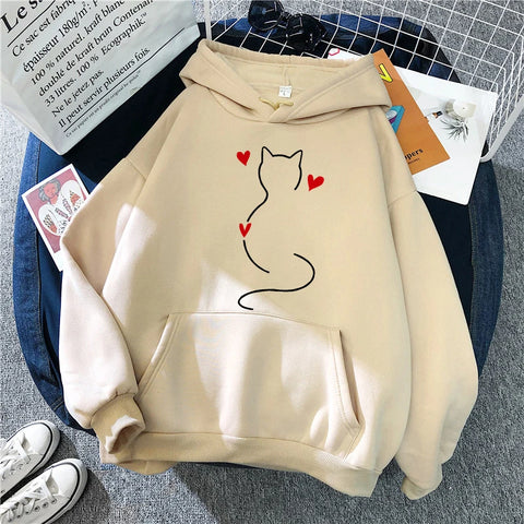 Fall Winter Long Sleeve Kangaroo Pocket Casual Hoodies